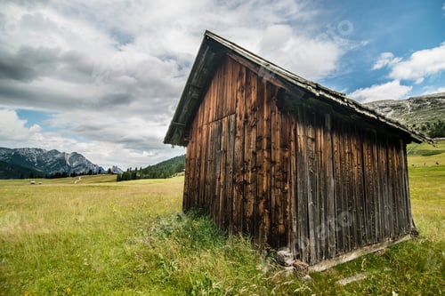 Preview: Panoramic view of Alps mountains