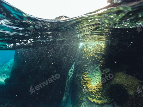 Preview: Underwater at the beach on the island