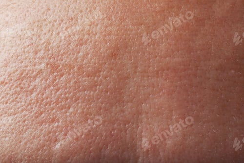 Preview: Closeup view of human skin as background