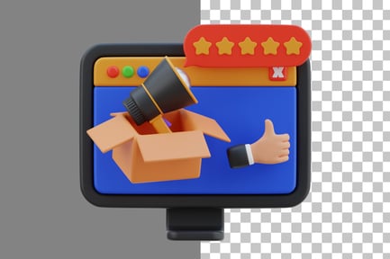 Preview: Product Review 3D Icon