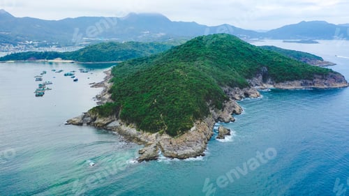 Preview: Hebe Haven or Pak Sha Wan harbour on the south shore of Sai Kung Peninsula in Hong Kong