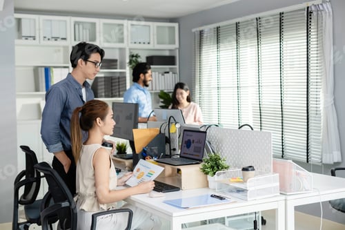 Preview: Business teamwork brainstorming strategy marketing planning.