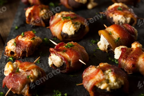 Preview: Homemade Bacon Wrapped Mushrooms
