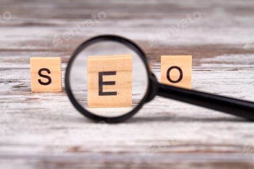 Preview: Seo abbreviation and magnifier.