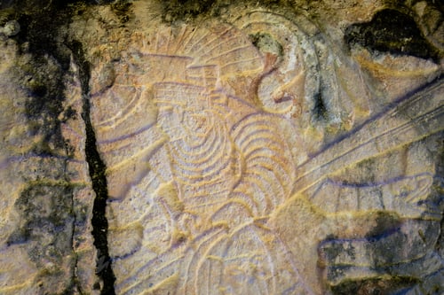 Preview: Carvings in the Venus Platform at Ancient Maya Ruins of Chichen Itza - Yucatan, Mexico