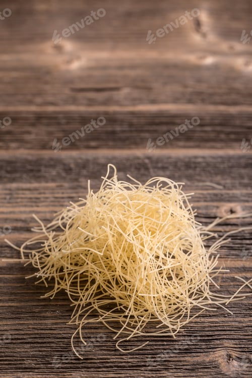 Preview: Raw filini pasta