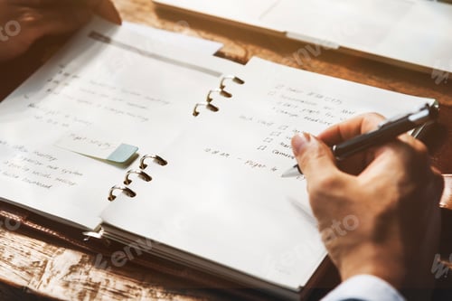 Preview: Writing Summary Analytics Informartion Business Meeting Concept