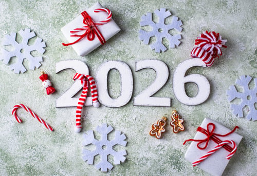 Preview: 2026 number New year celebration concept