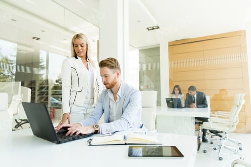 Preview: Multiethnic people working in the office