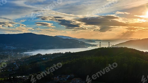 Preview: View of Vigo from the Peneda Mountain