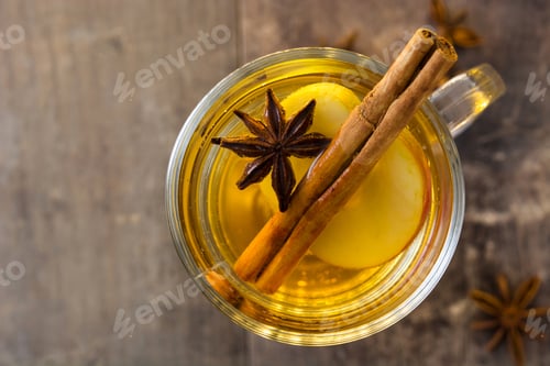 Preview: Warming spiced apple cider with cinnamon and star anise