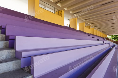 Preview: Audience bench in stadium