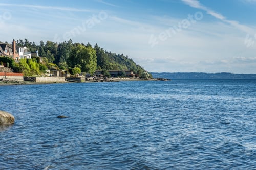 Preview: A View Of The Shoreline In Normandy Park, Washington.