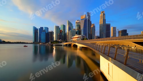 Preview: Marina Bay area in Singapore city.