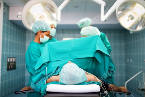 Preview: Medical Team Performing Surgery in Operating Room