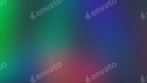 Preview: Blurred colorful light leak design with optical lens flare, abstract digital noise texture
