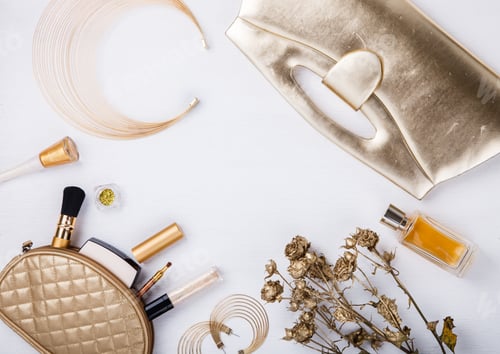 Preview: Still life of fashion woman.