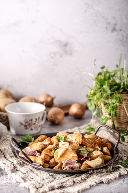 Preview: Garlic potato homemade
