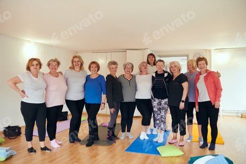 Preview: A vibrant community of senior women, guided by their instructor, embraces the enriching journey of