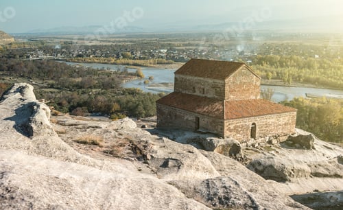 Preview: caves and house in Uplistsikhe, Georgia