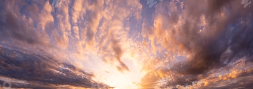 Preview: Natural background of the colorful panorama sky, During the time sunset