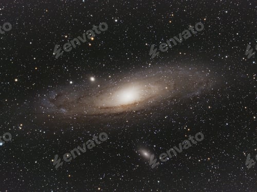 Preview: Andromeda Galaxy in the space