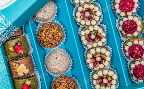 Preview: Variation of traditional cookies on Eid day