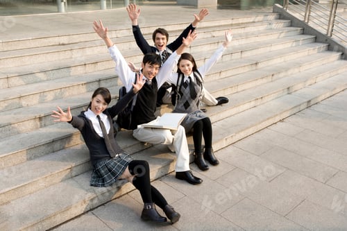 Preview: Students on the steps