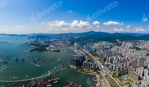 Preview: Kowloon peninsula, Hong Kong, 11 September 2019: Hong Kong city