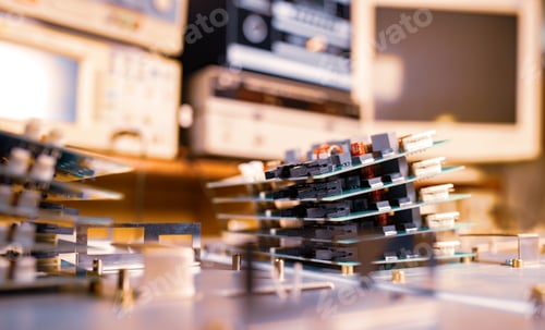Preview: Microchips are stacked on top of each other