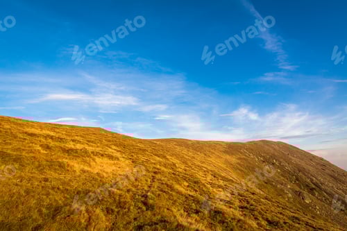 Preview: Brown Hill and Blue Sky