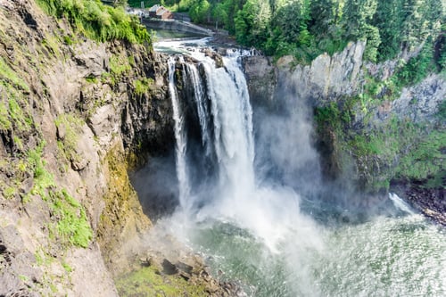 Preview: A View Of Majestic Snoqualmie Falls In Washington State.
