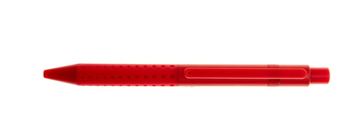 Preview: Red pen isolated on white. Office and school stationery