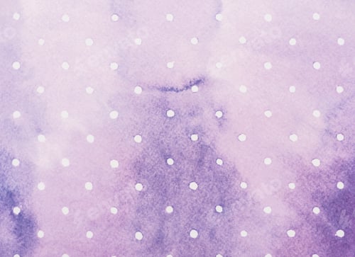 Preview: set of white circles on purple watercolor surface