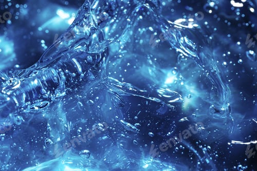 Preview: Gel serum texture. Make-up and cosmetics texture background, skincare product