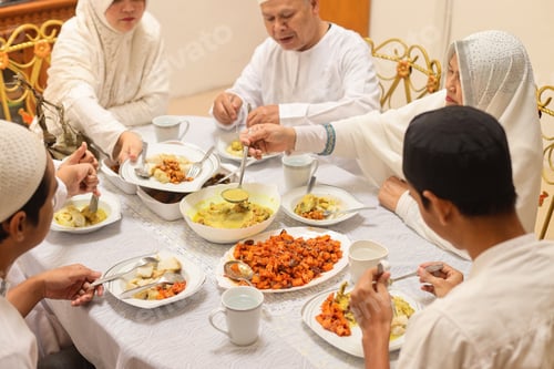 Preview: Family enjoying special food on Eid Mubarak