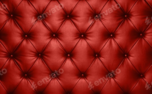 Preview: Red leather capitone background texture