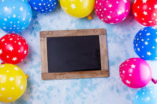 Preview: Bright colorful carnival or party scene