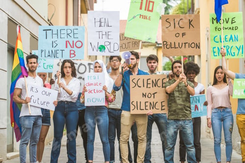 Preview: Activists demonstrating against global warming