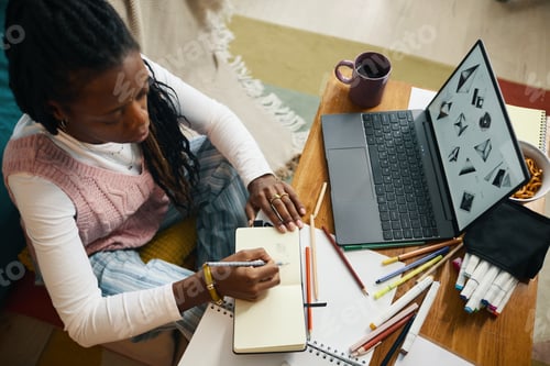 Preview: Studying and Taking Notes with Diverse Supplies