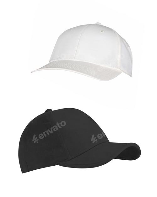 Preview: White and black Hats Isolated