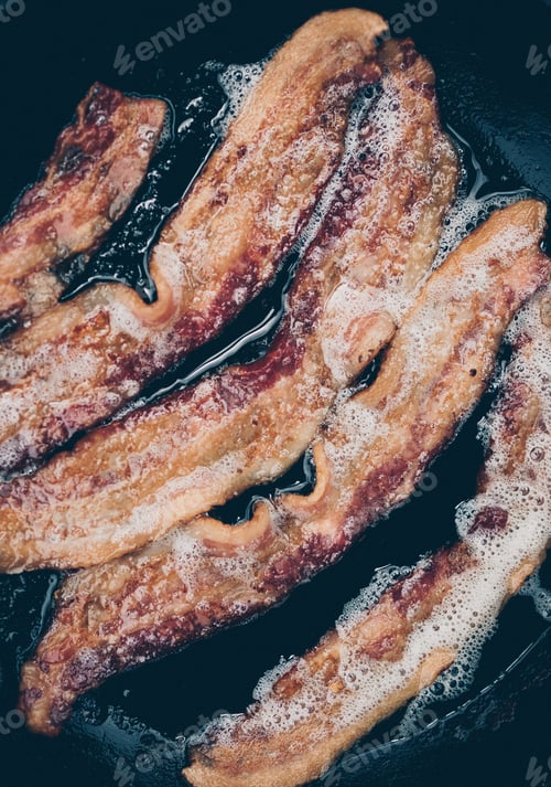 Preview: Bacon on a Cast Iron Pan