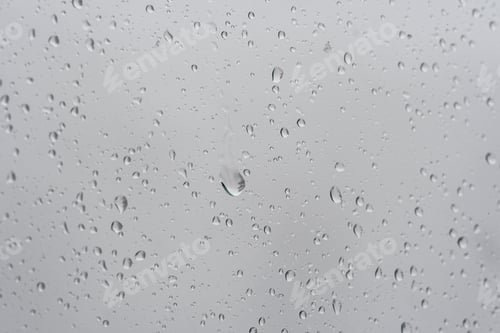 Preview: Full frame photo of water drops after rain