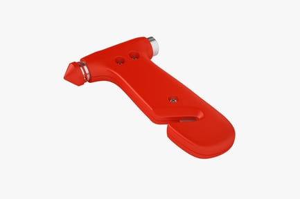 Preview: Automotive Emergency Escape Tool - Glass Breaker and Seatbelt Cutter