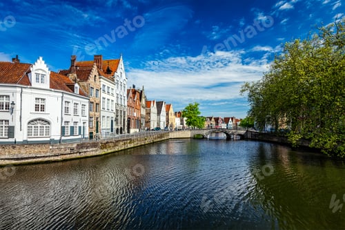 Preview: Bruges town view, Belgium