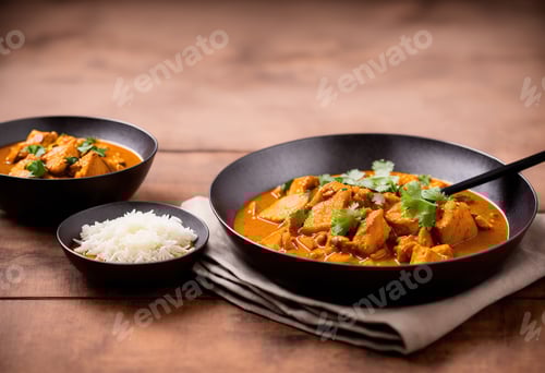 Preview: Thai cuisine: Dragon fish curry with bamboo shoots.