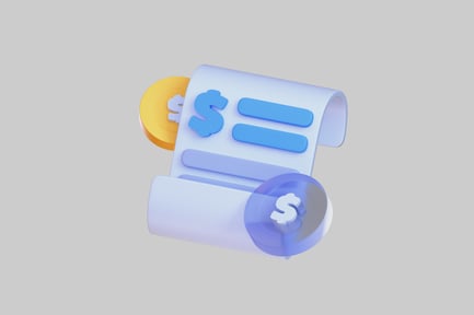 Preview: Receipt and coin illustration
