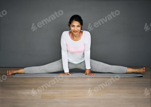 Preview: Enhancing her flexibility with yoga