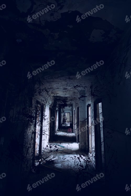 Preview: Dramatic image of a bombed and forgotten place from war