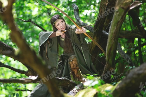 Preview: Elf Archer in the Forest